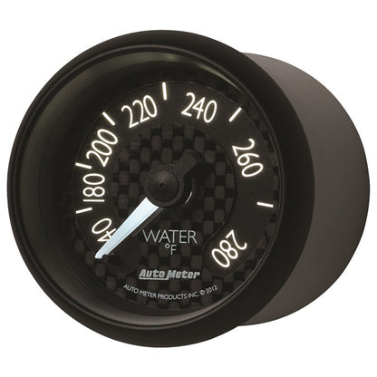 Autometer GT Series 52mm Mechanical 140-280 Deg F Water Temperature Gauge 8031