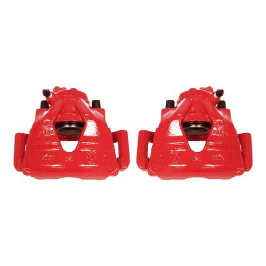 Power Stop 99-10 Volkswagen Beetle Front Red Calipers w/Brackets - Pair PowerStop