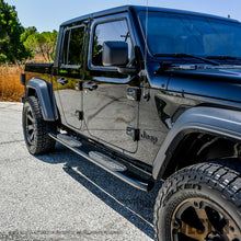 Load image into Gallery viewer, Westin 2020 Jeep Gladiator PRO TRAXX 5 WTW Oval Nerf Step Bars - Black