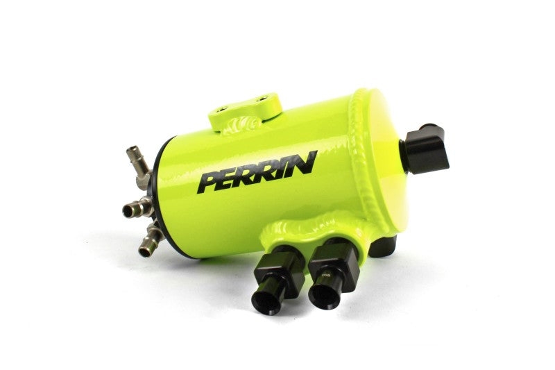 Perrin 15-19 Subaru WRX Air Oil Separator - Neon Yellow - eliteracefab.com