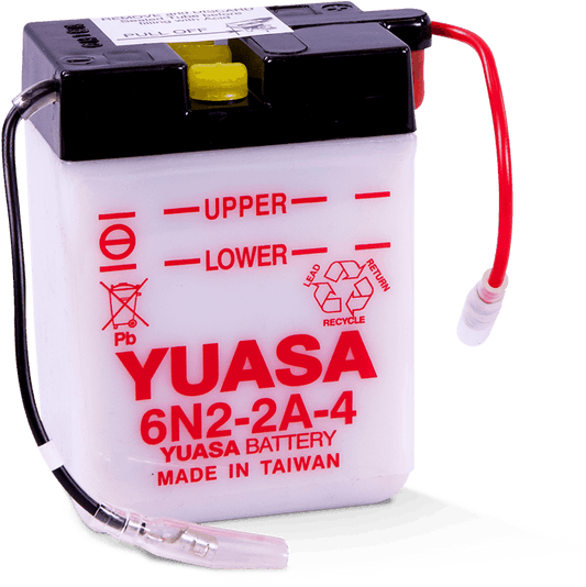 Yuasa 6N2-2A-4 Conventional 6 Volt Battery Yuasa Battery