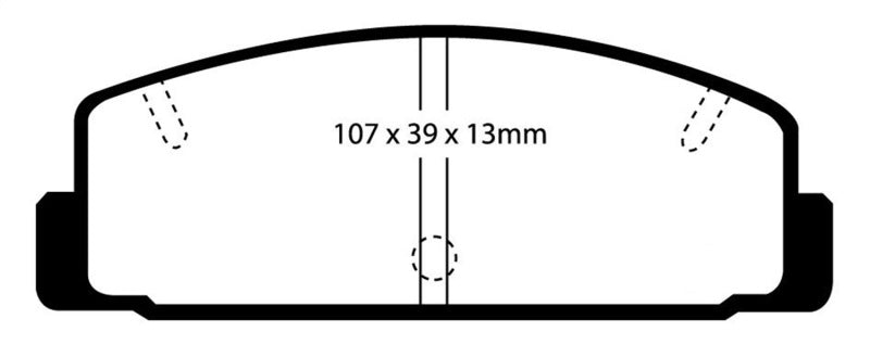 EBC BlueStuff Rear Brake Pads - DP5729NDX EBC