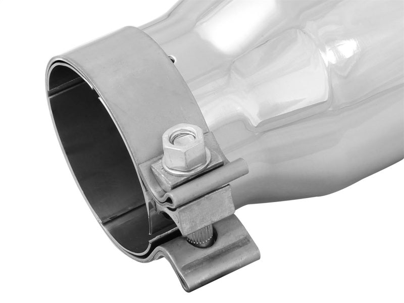 aFe MACH Force-Xp 3in Inlet x 4in Outlet x 9in Length 304 Stainless Steel Exhaust Tip Polished aFe