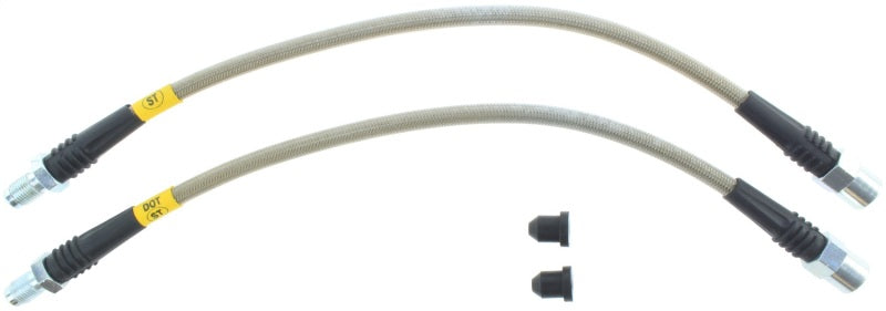 StopTech 08-12 Mercedes C350 / 03-12 Mercedes SL550 Stainless Steel Rear Brake Lines - eliteracefab.com