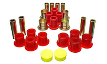 Load image into Gallery viewer, Energy Suspension 87-04 Dodge Dakota / 98-03 Durango 4WD Red Front End Control Arm Bushing Set - eliteracefab.com