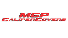 Load image into Gallery viewer, MGP 4 Caliper Covers Engraved F&amp;R MGP Red Finish Silver Characters 2019 Chevrolet Silverado 1500 - eliteracefab.com