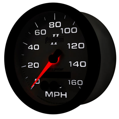 Autometer Phantom II 5in 0-140MPH In-Dash Electronic GPS Programmable Speedometer 7581