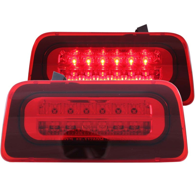 ANZO USA Chevrolet S-10 / GMC Sonoma Single Cab Led 3rd Brake Light Red/Clear; 1995-2005 - eliteracefab.com