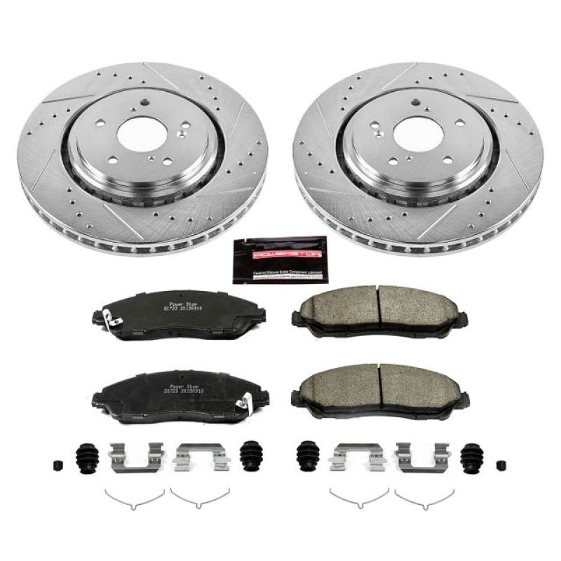 Power Stop 14-16 Acura MDX Front Z23 Evolution Sport Brake Kit - eliteracefab.com