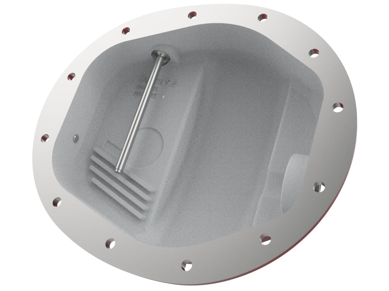 aFe Pro Series Rear Differential Cover Red w/ Machined Fins for 19-24 Chevy Silverado/Suburban/Tahoe/ GMC Sierra/Yukon - 46-71140R