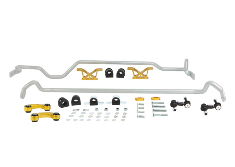 Whiteline 02-07 Subaru Impreza WRX Front & Rear Sway Bar Kit 24mm w/Mounts - eliteracefab.com