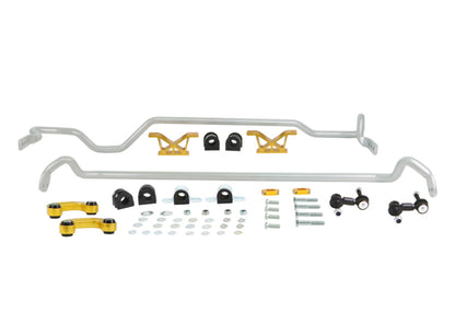 Whiteline 02-07 Subaru Impreza WRX Front & Rear Sway Bar Kit 24mm w/Mounts - eliteracefab.com