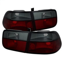 Load image into Gallery viewer, Spyder Honda Civic 96-00 2Dr Crystal Tail Lights Red Smoke ALT-YD-HC96-2D-CRY-RS - eliteracefab.com