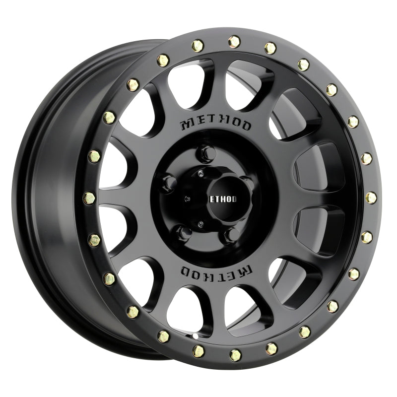 Method MR305 NV 20x10 -18mm Offset 5x5.5 108mm CB Matte Black Wheel - eliteracefab.com