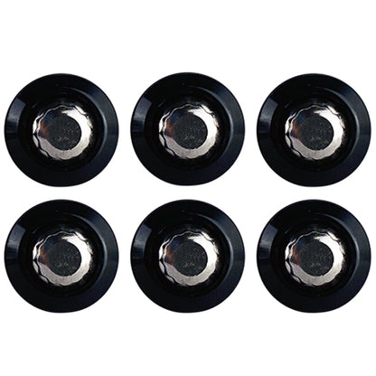 BLOX Racing New Fender Washers Kit M6 12pt - 6pc Large Diameter Black BLOX Racing