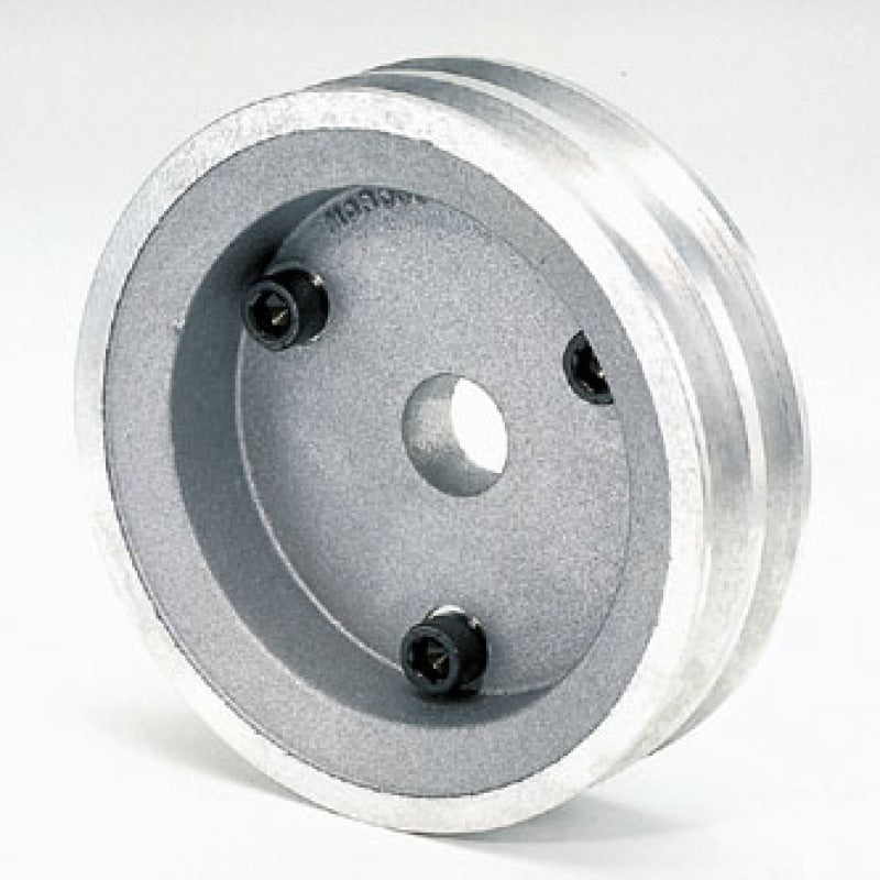 Moroso Chevrolet Small Block (w/Short Pump) Crankshaft Pulley - Double Groove - Cast Aluminum Moroso