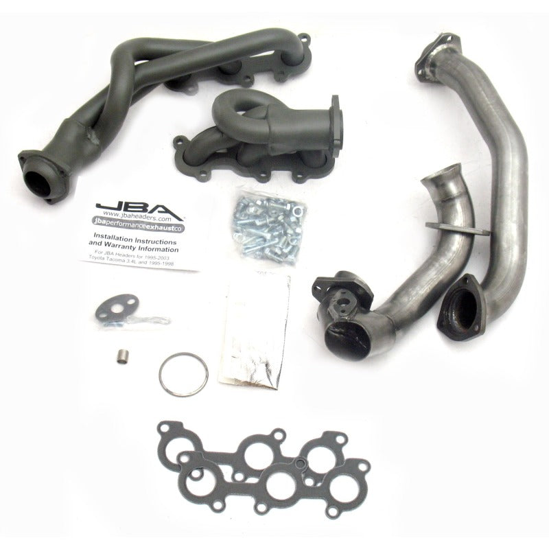 JBA 01-04 Toyota 3.4L V6 w/o EGR 1-1/2in Primary Ti Ctd Cat4Ward Header JBA