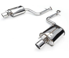 Invidia 15+ Subaru WRX/STI 4Dr Q300 Twin Outlet Rolled Stainless Steel Quad Tip Cat-Back Exhaust - eliteracefab.com