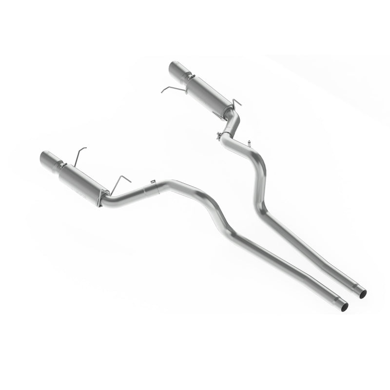 MBRP 11-14 Ford Mustang GT 5.0L Dual Split Rear Race Version T409 3in Cat Back Exhaust System - eliteracefab.com