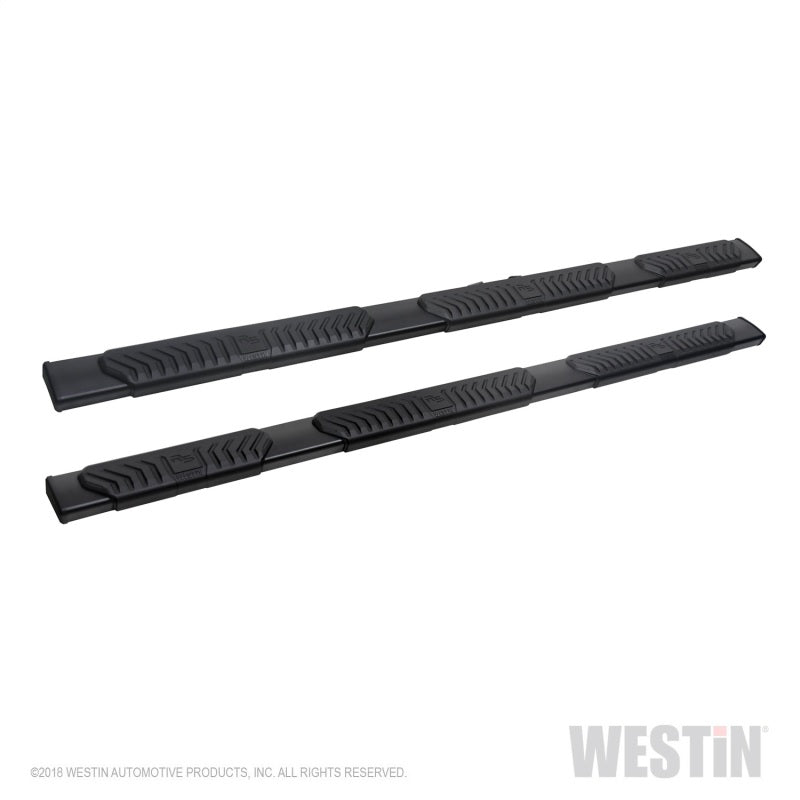 Westin 2019 Chevrolet Silverado/Sierra 1500 Crew Cab (5.5ft) R5 Modular Nerf Step Bars - Black - eliteracefab.com