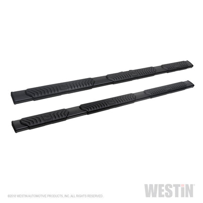 Westin 2019 Chevrolet Silverado/Sierra 1500 Crew Cab (5.5ft) R5 Modular Nerf Step Bars - Black - eliteracefab.com