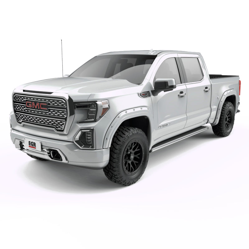 EGR 19-23 Gmc Sierra 1500 Summit Traditional Bolt-On Look Fender Flares White Set Of 4