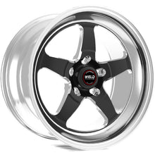 Load image into Gallery viewer, Weld S71 17x10.5 / 5x5 BP / 7.7in BS Black Wheel (High Pad) - Single-Beadlock