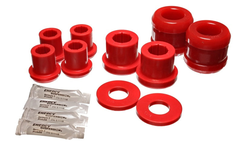 Energy Suspension 04-07 Mazda RX8 Red Front Control Arm Bushing Set - eliteracefab.com