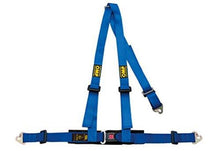 Load image into Gallery viewer, OMP 3 Point Harness - Blue