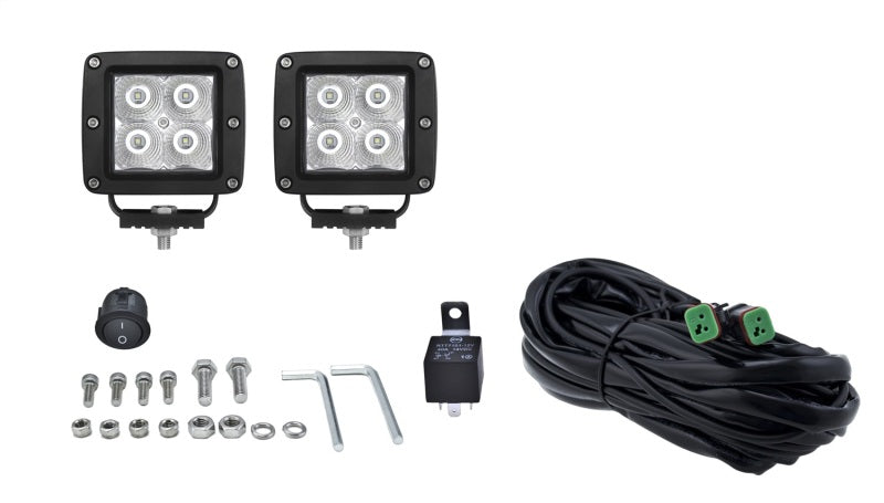 Hella HVF Cube 4 LED Off Road Kit - eliteracefab.com