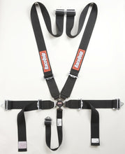 Load image into Gallery viewer, RaceQuip Black SFI CAMLOCK 5pt PD Lap Seat Belt - eliteracefab.com