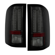 Load image into Gallery viewer, Spyder Chevy Silverado 07-13 LED Tail Lights Blk Smke ALT-YD-CS07-LED-BSM - eliteracefab.com