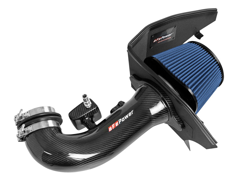 aFe Track Series Carbon Fiber Pro 5R AIS - 16-19 Chevrolet Camaro SS V8-6.2L - eliteracefab.com