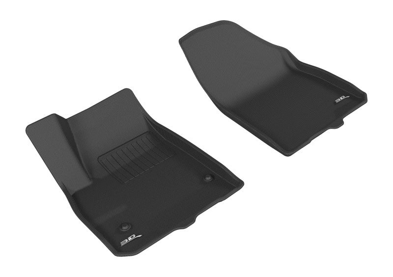 3D MAXpider L1CD01611509 2017-2020 Cadillac XT5 Kagu 1st Row Floormat - Black 3D MAXpider