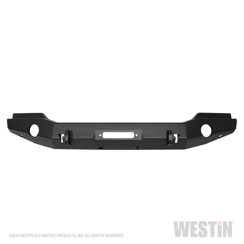 Westin 07-18 Jeep Wrangler JK WJ2 Full Width Front Bumper - Tex. Blk Westin