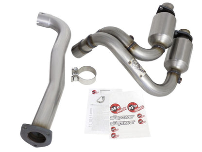 aFe Power Direct Fit Catalytic Converter Replacements Front 00-03 Jeep Wrangler (TJ) I6-4.0L - eliteracefab.com