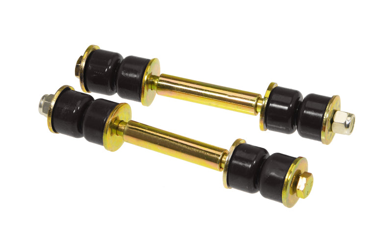 Prothane Universal End Link Set - 4 1/4in Mounting Length - Black - eliteracefab.com