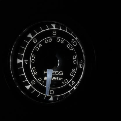 Autometer Chrono 2-1/16in 15PSI Pressure Gauge 8162