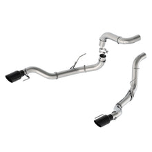 Load image into Gallery viewer, Ford Racing 21-23 F-150 Bumper Exit Tail-Pipes Black W/ Chrome Tips