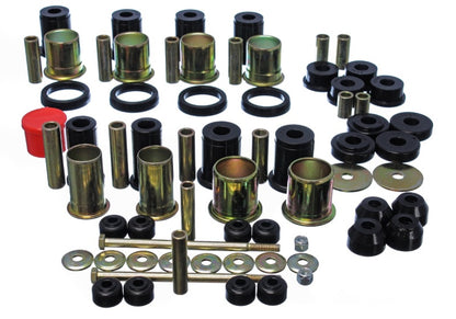 Energy Suspension 89-92 Chevrolet Camaro Black Hyper-flex Master Bushing Set - eliteracefab.com