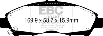 YellowStuff Front Brake Pads - DP43063R EBC