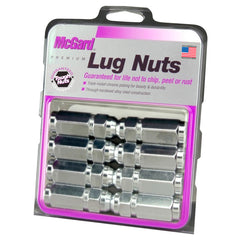 McGard Hex Lug Nut (Cone Seat / Duplex) 9/16-18 / 7/8 Hex / 2.5in. Length (8-Pack) - Chrome - eliteracefab.com