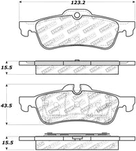 Load image into Gallery viewer, STOPTECH PERFORMANCE 02-06 MINI REAR BRAKE PADS, 309.10600 - eliteracefab.com