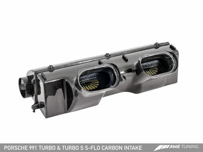 AWE Tuning Porsche 991 (991.2) Turbo and Turbo S S-FLO Carbon Intake - eliteracefab.com