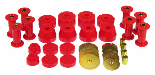 Prothane Total Vehicle Suspension Bushing Kit for 1972–1985 Dodge Full-Size 4WD, Red – 4-2016