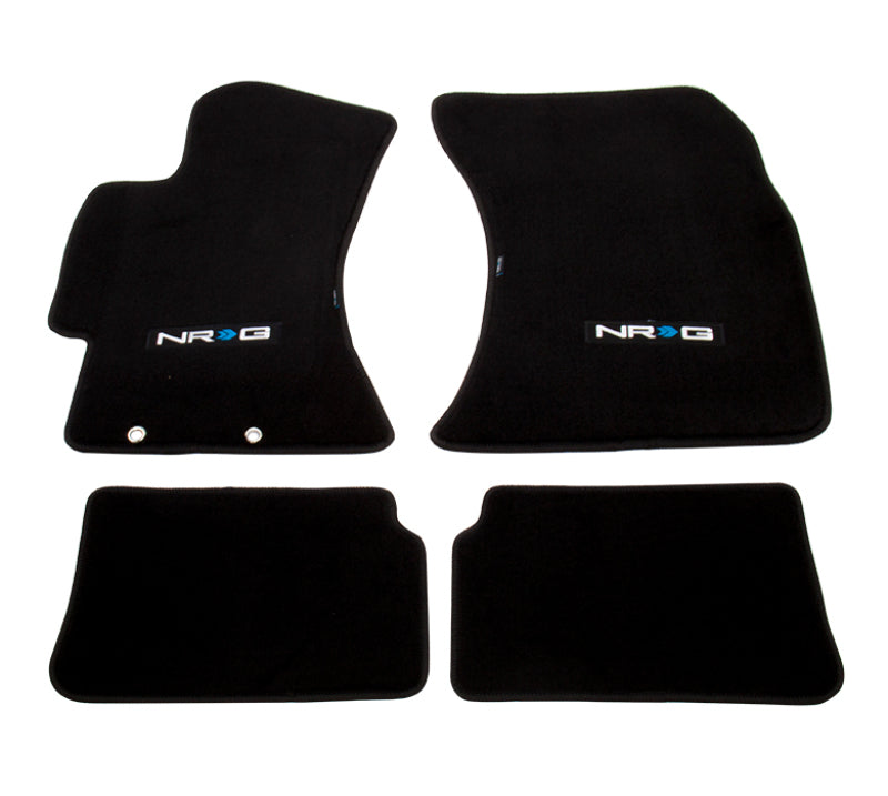 NRG Floor Mats NRG Logo 4-Piece Subaru Impreza | WRX | STI 2009-2011 - eliteracefab.com