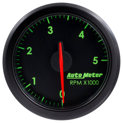 Autometer Airdrive 2-1/6in Tachometer Gauge 0-5K RPM - Black 9198-T
