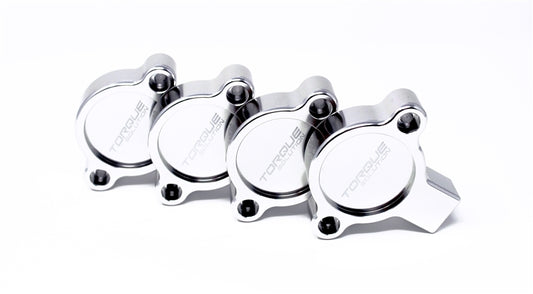 Torque Solution AVCS Cam Sensor Covers (Silver) for 2015+ Subaru WRX /BRZ/FR-S/GT86/FA Engines - TS-SU-505SL