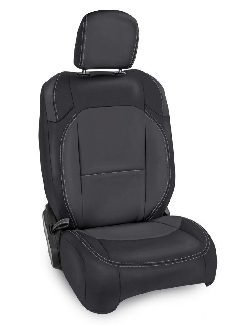 PRP 2018+ Jeep Wrangler JL/2 door/Rubicon Front Seat Covers (Pair) - Black/Grey B038-03