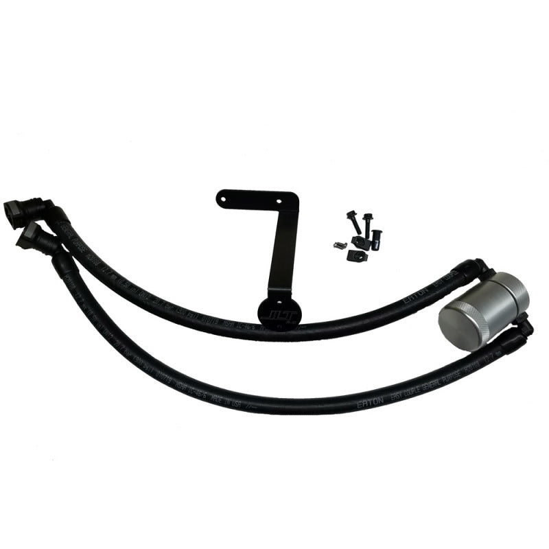 J&L 11-19 Ford F-150 2.7L/3.5L/5.0L Passenger Side Oil Separator 3.0 - Clear Anodized - eliteracefab.com